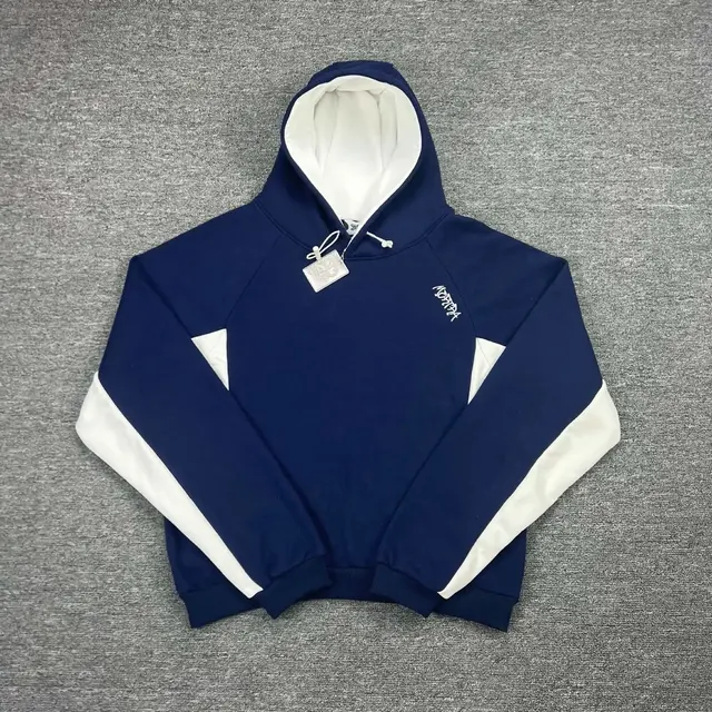 MORTPDA Hooded Sweatshirt Navy White