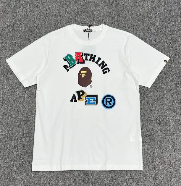 A Bathing Ape Multi Graphic T-Shirt White