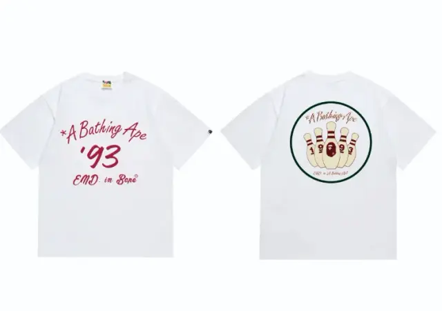 A Bathing Ape Bowling Pins T-Shirt White