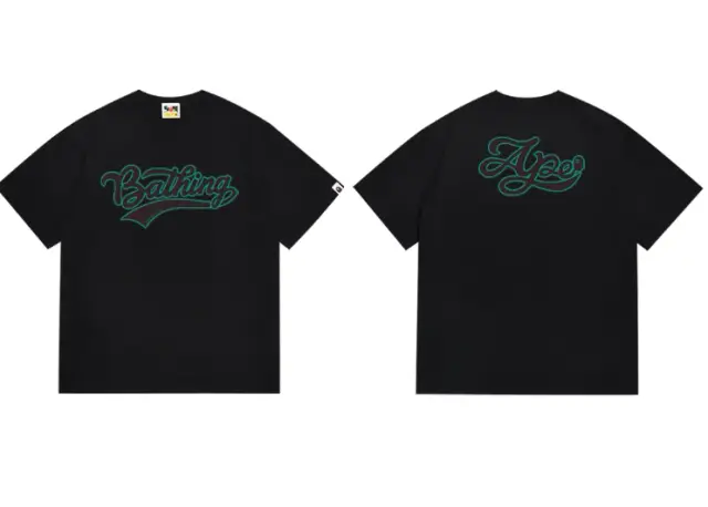 A Bathing Ape Cursive Black T-Shirt