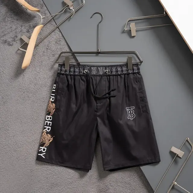 Burberry Monogram Print Shorts Black