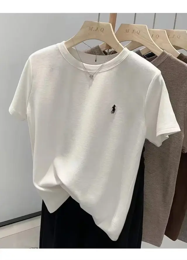 Polo Ralph Lauren Embroidered Pony T-Shirt White