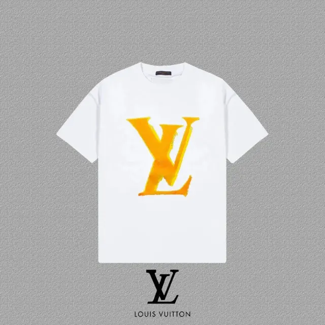Louis Vuitton Giant LV Logo White T-Shirt