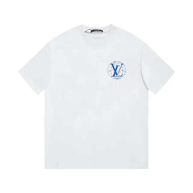 Louis Vuitton Globe LV Logo T-Shirt White