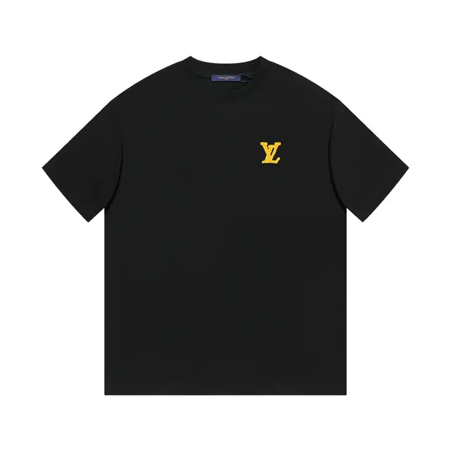 Louis Vuitton LV Logo Black T-Shirt