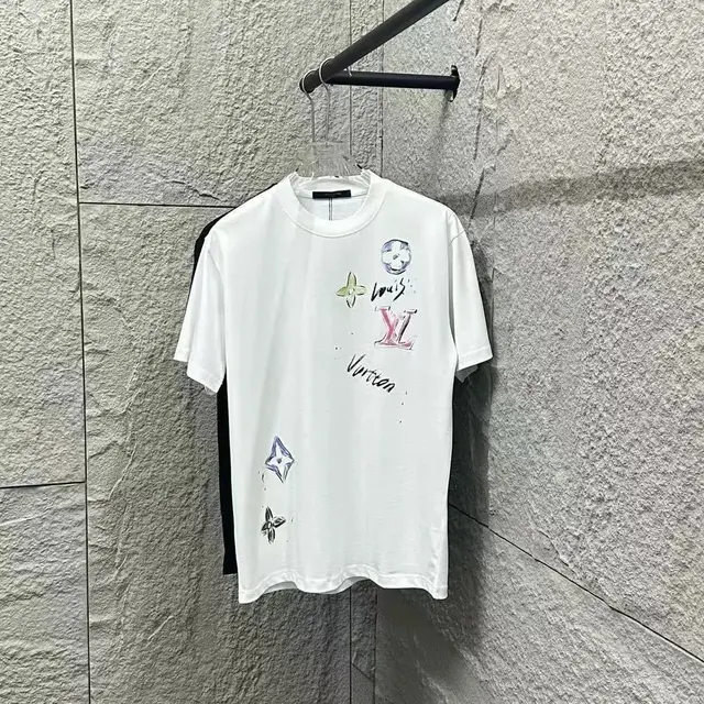 Louis Vuitton Watercolor Monogram White T-Shirt