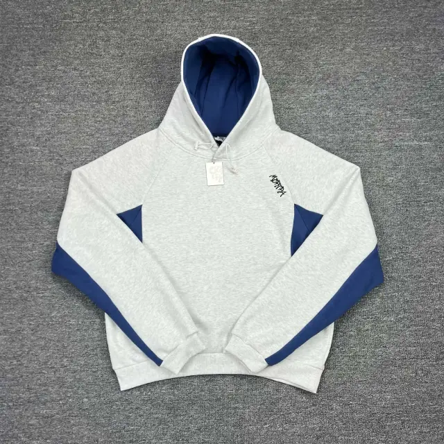 MORTPDA Hooded Sweatshirt Grey Navy