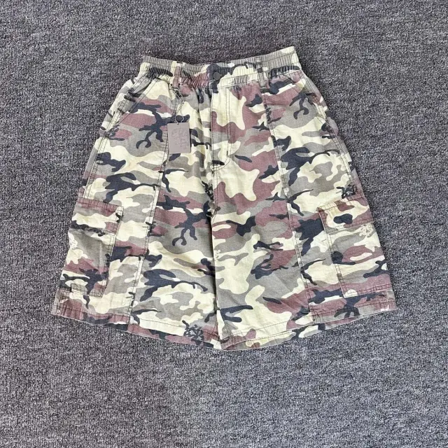 Mertra Green Camouflage Cargo Shorts