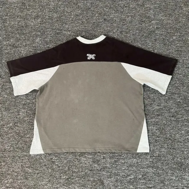Mertra Grey Colorblock T-Shirt