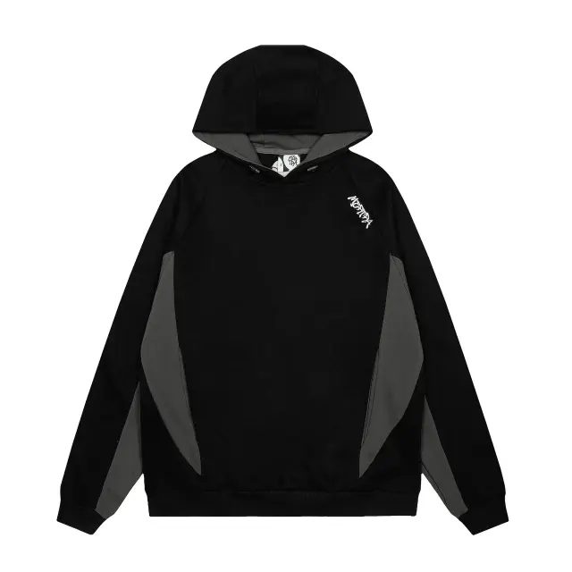 Hooded Sweatshirt Black Gray