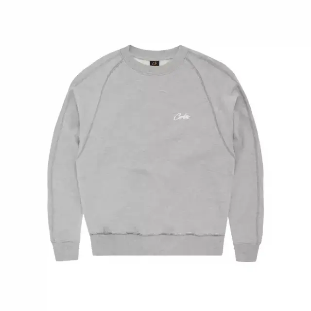 Corteiz Script Crewneck Sweatshirt Grey