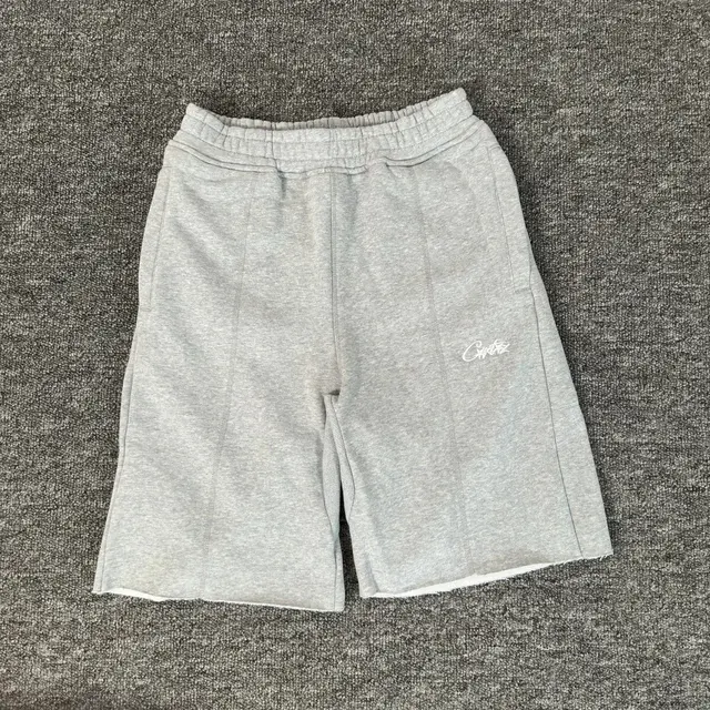 Corteiz Script Sweatshorts Grey