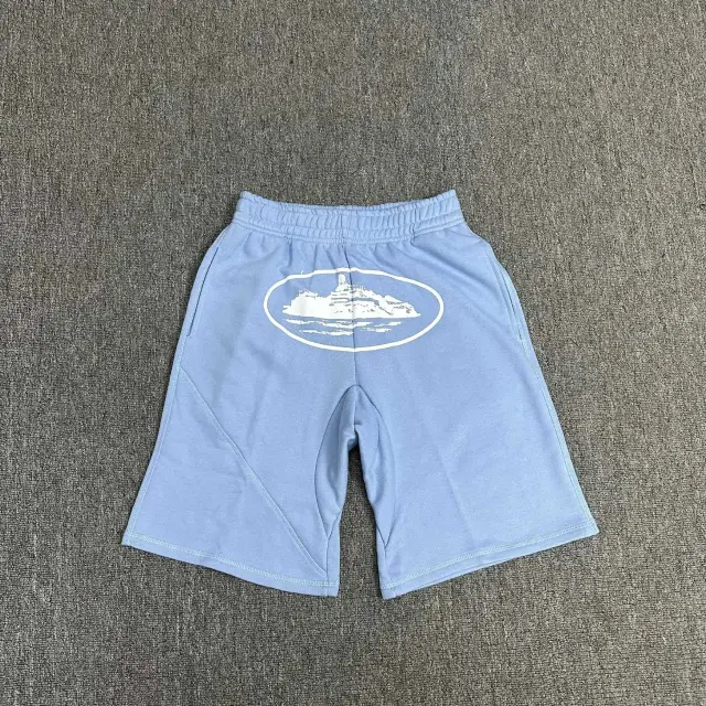 Corteiz Alcatraz Sweat Shorts Sky Blue