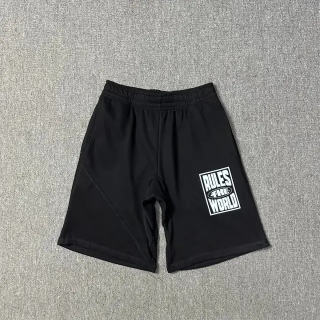 Corteiz Rules The World Sweat Shorts Black