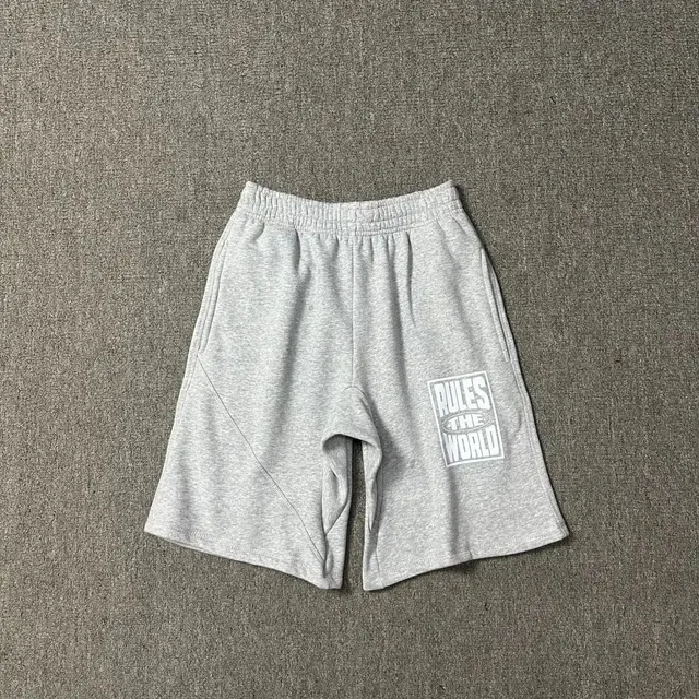 Corteiz Rules The World Sweat Shorts Grey