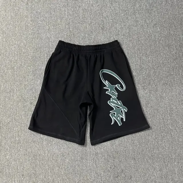 Corteiz Starz Sweatshorts Black Green