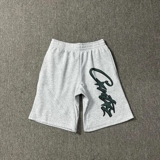 Corteiz Starz Sweatshorts Grey Green