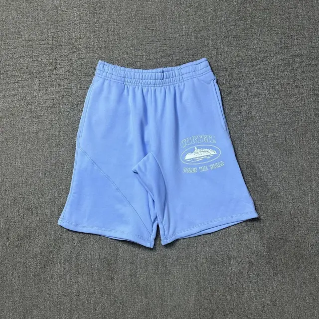 Corteiz Alcatraz Sweatshorts Sky Blue