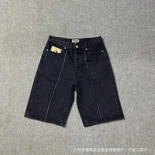 Corteiz Denim Genes Shorts Black
