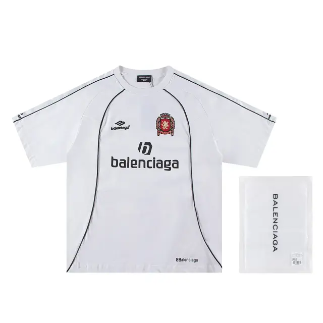 Balenciaga Crest Football T-Shirt White