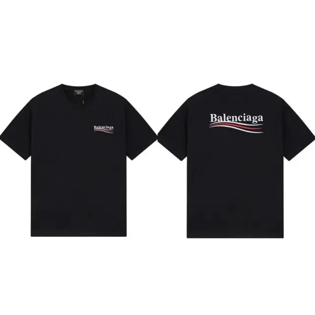 Balenciaga Political Campaign T-Shirt Black