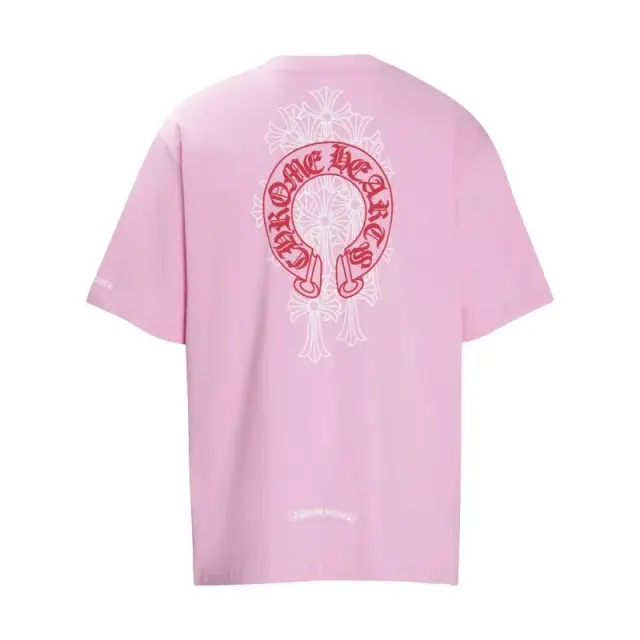 Chrome Hearts Horseshoe Floral Cross T-Shirt Black