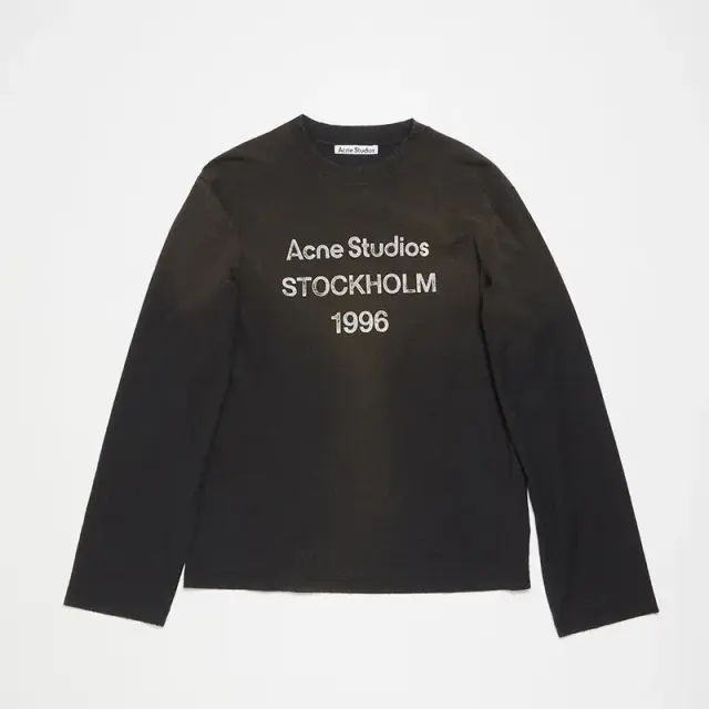 Acne Studios Stockholm 1996 Long Sleeve T-Shirt Black