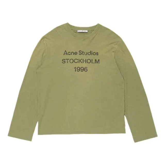 Acne Studios Stockholm 1996 Long Sleeve T-Shirt Olive Green