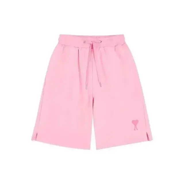 Ami Paris Ami de Coeur Shorts Light Pink
