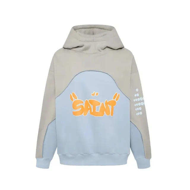 Billionaire Studios Saint Hoodie Grey Blue