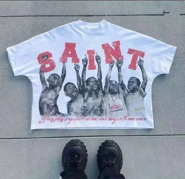 SAINT Mxxxxxx Sing With One Voice T-Shirt White
