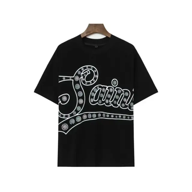 SAINT Mxxxxxx Script Logo T-Shirt Black