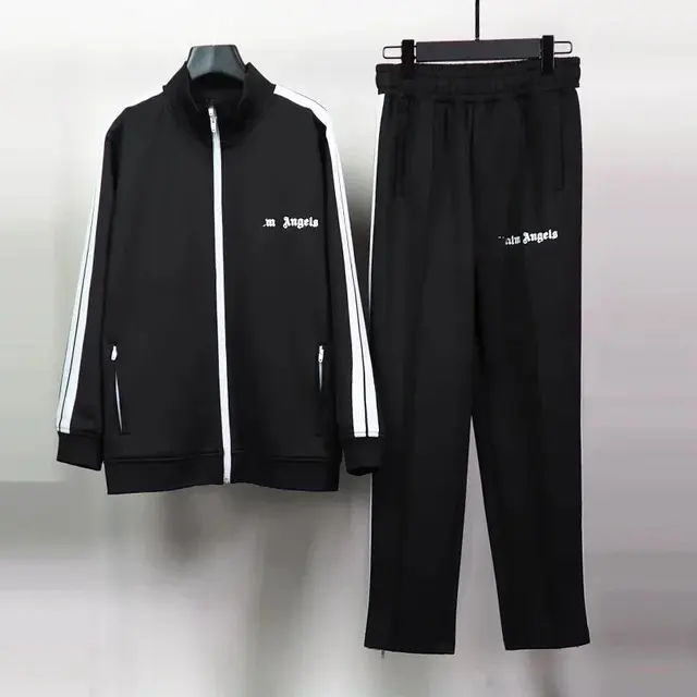 Palm Angels Classic Tracksuit Black White