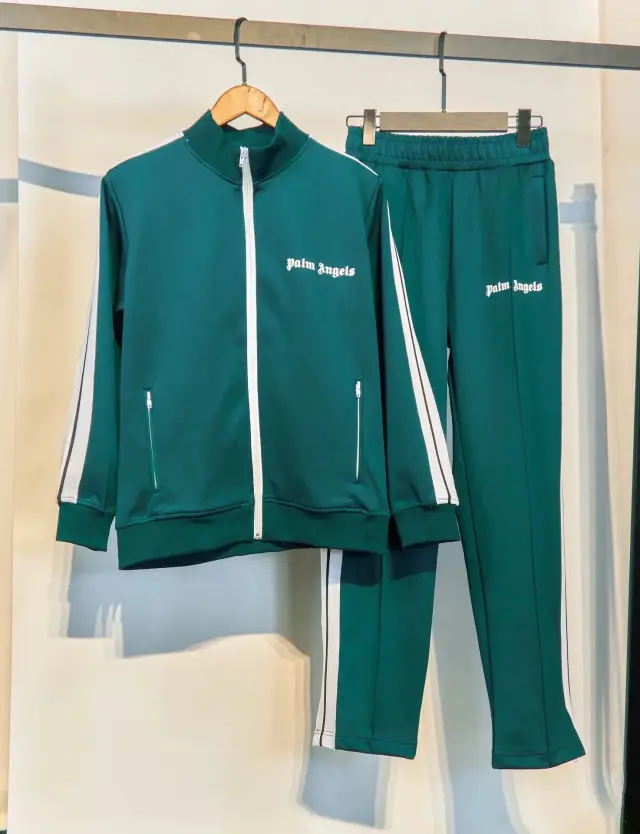 Palm Angels Classic Tracksuit Green