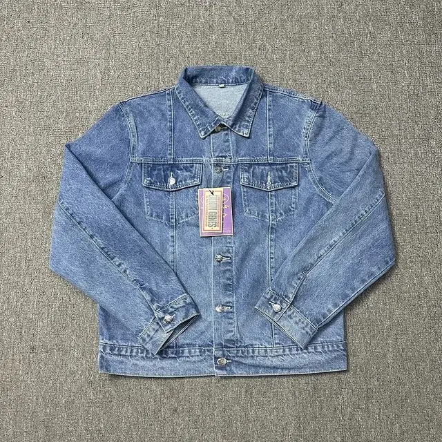Corteiz Denim Genes Denim Jacket Blue