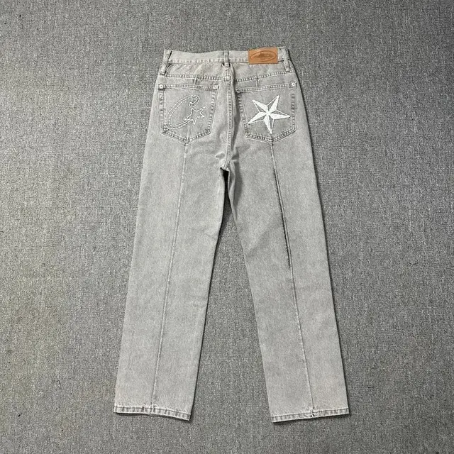 Corteiz 5 Starz Denim Jeans 'Grey'