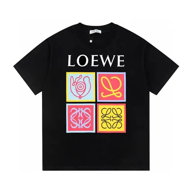 Loewe Graphic Print T-Shirt Black