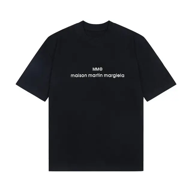 MM6 Maison Margiela Logo T-Shirt Black