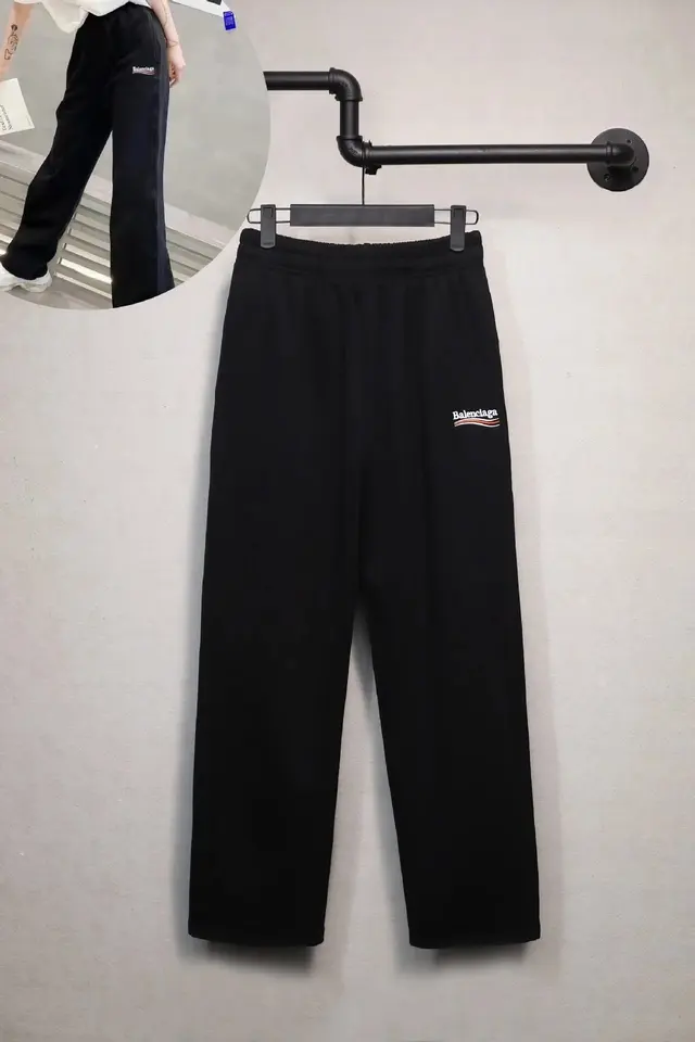 Balenciaga Political Campaign Sweatpants 'Black'