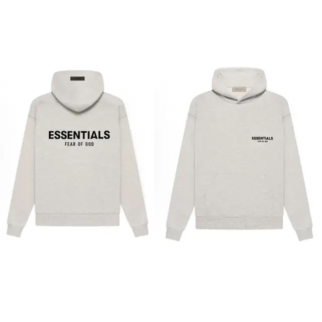 Fear of God Essentials Pullover Hoodie 'Light Grey'