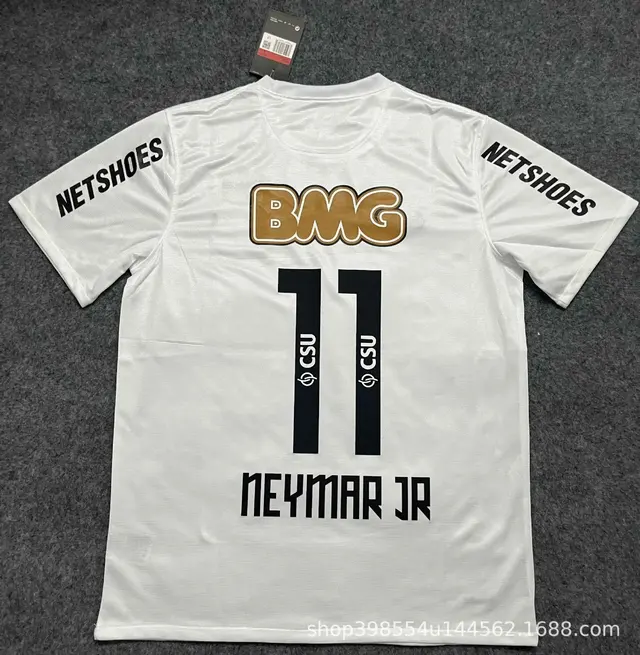 Santos FC 2012 Home Jersey Neymar Jr 11 White