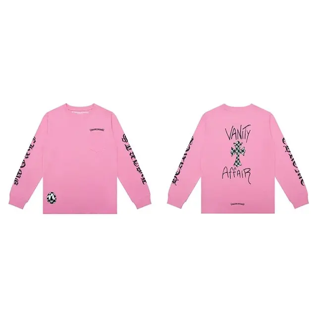 Chrome Hearts x Matty Boy Vanity Affair Long Sleeve T-Shirt Pink