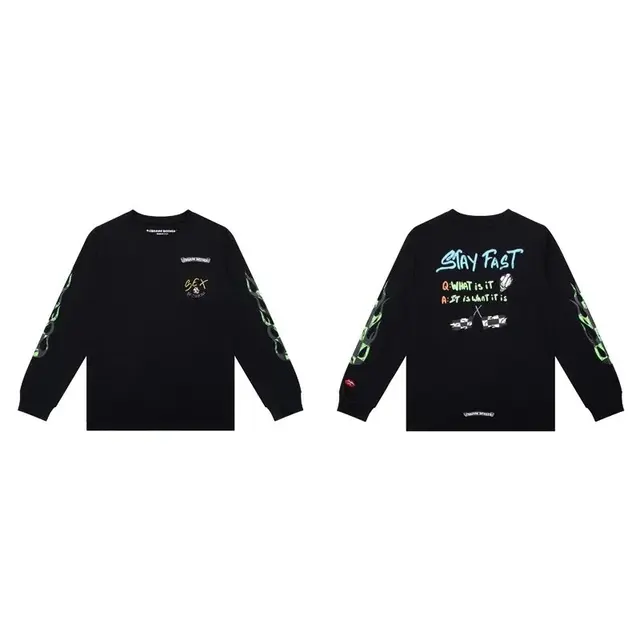 Chrome Hearts x Matty Boy Stay Fast Long Sleeve T-Shirt Black