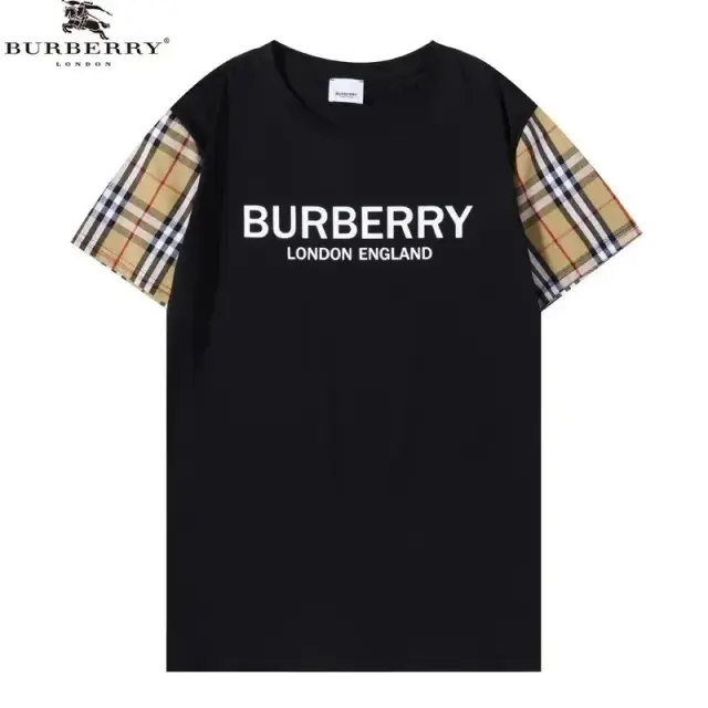 Burberry Vintage Check Sleeve Logo T-Shirt Black