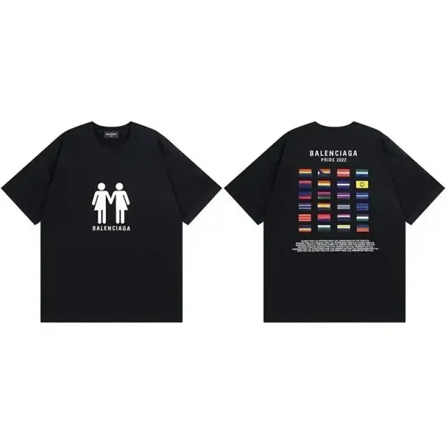 Balenciaga Pride 2022 T-Shirt Black