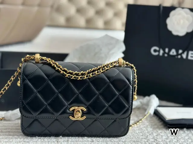 Chanel Quilted Flap Bag Black