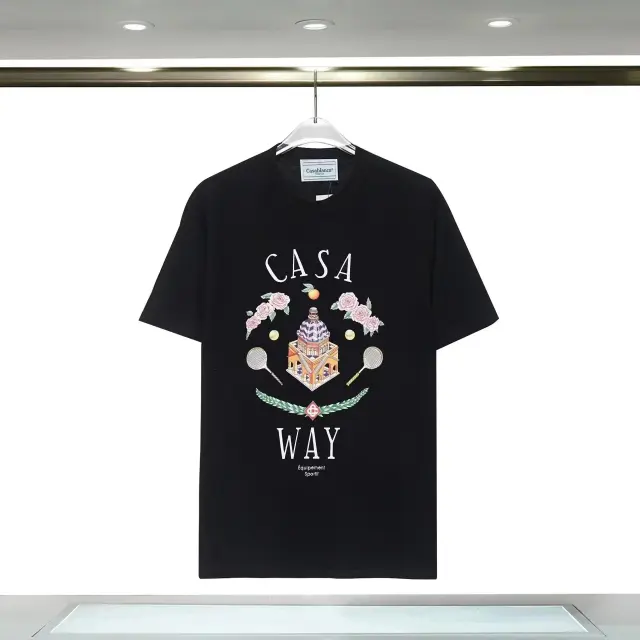 Casablanca Casa Way Graphic T-Shirt Black