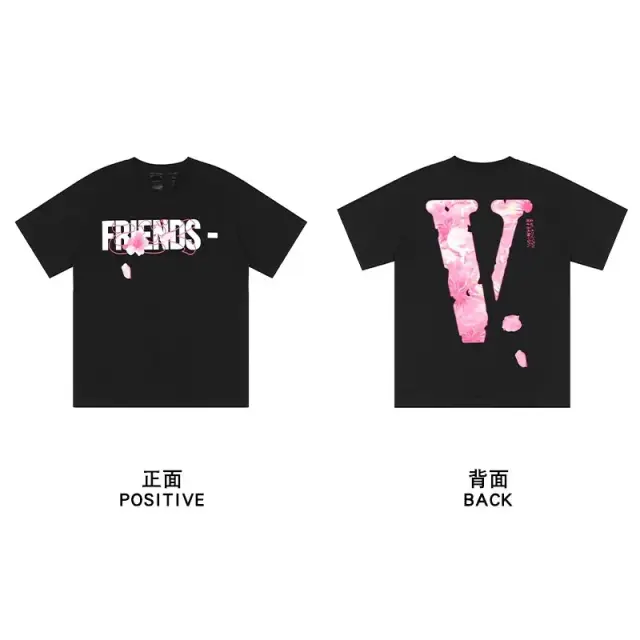 VLONE Friends Cherry Blossom T-Shirt Black