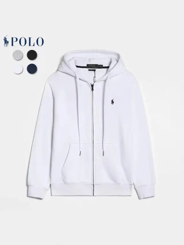 White black label zipper