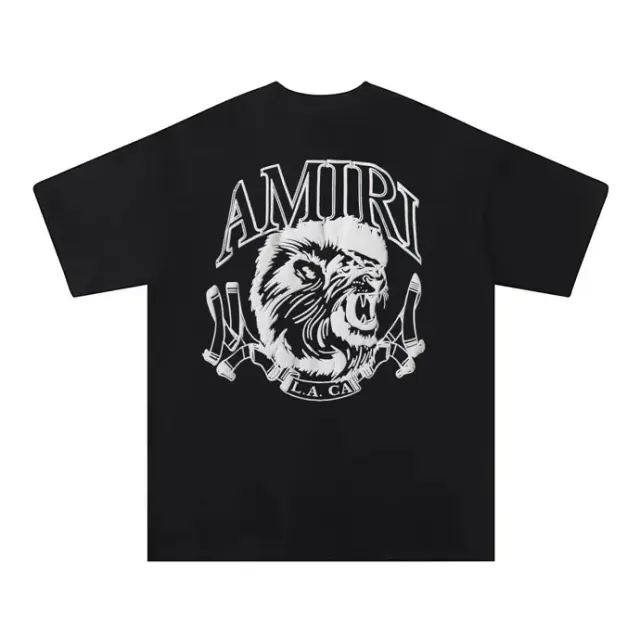 AMIRI Lion L.A. Black T-Shirt